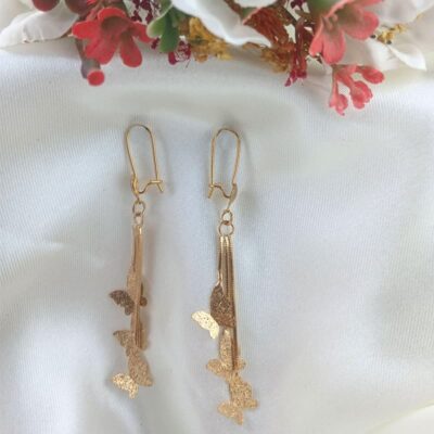 گوشواره مدل سه پروانه 02