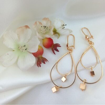 گوشواره طرح اشکی 02