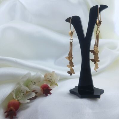 گوشواره مدل سه پروانه 01